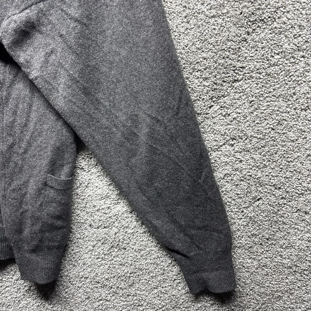 Vintage Neiman Marcus Exclusive 100% Cashmere Cardigan Sz XL Gray Scotland Women